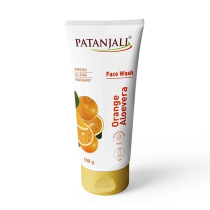 Patanjali Orange Aloevera Face Wash 100ml