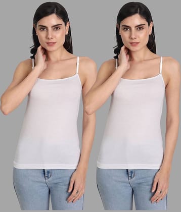 AIMLY Cotton Slip - White Pack of 2