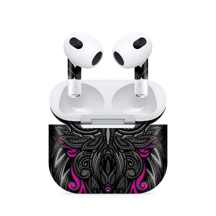 Classic Owl Pink Airpods 3 Skin