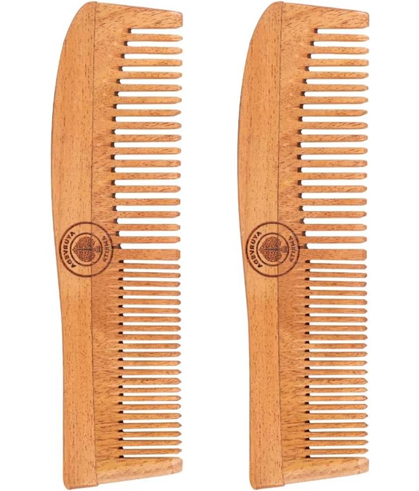 Ayurveda Amrita - Wide Tooth Comb For All Hair Types ( Pack of 2 )