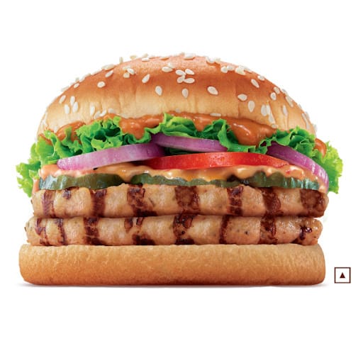 Chicken Whopper Jr Double Patty.