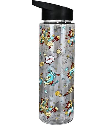 Smily  kiddos - Sipper Bottle 750 ml - Kitty Theme Black Water Bottle 750 mL ( Set of 1 )