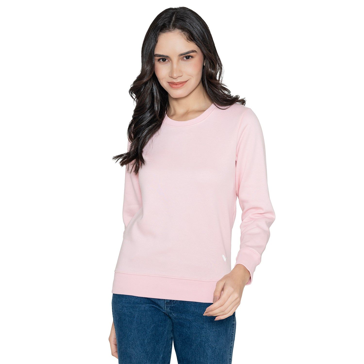 Women's Plain Sweatshirt - Orchid Pink Orchid Pink S