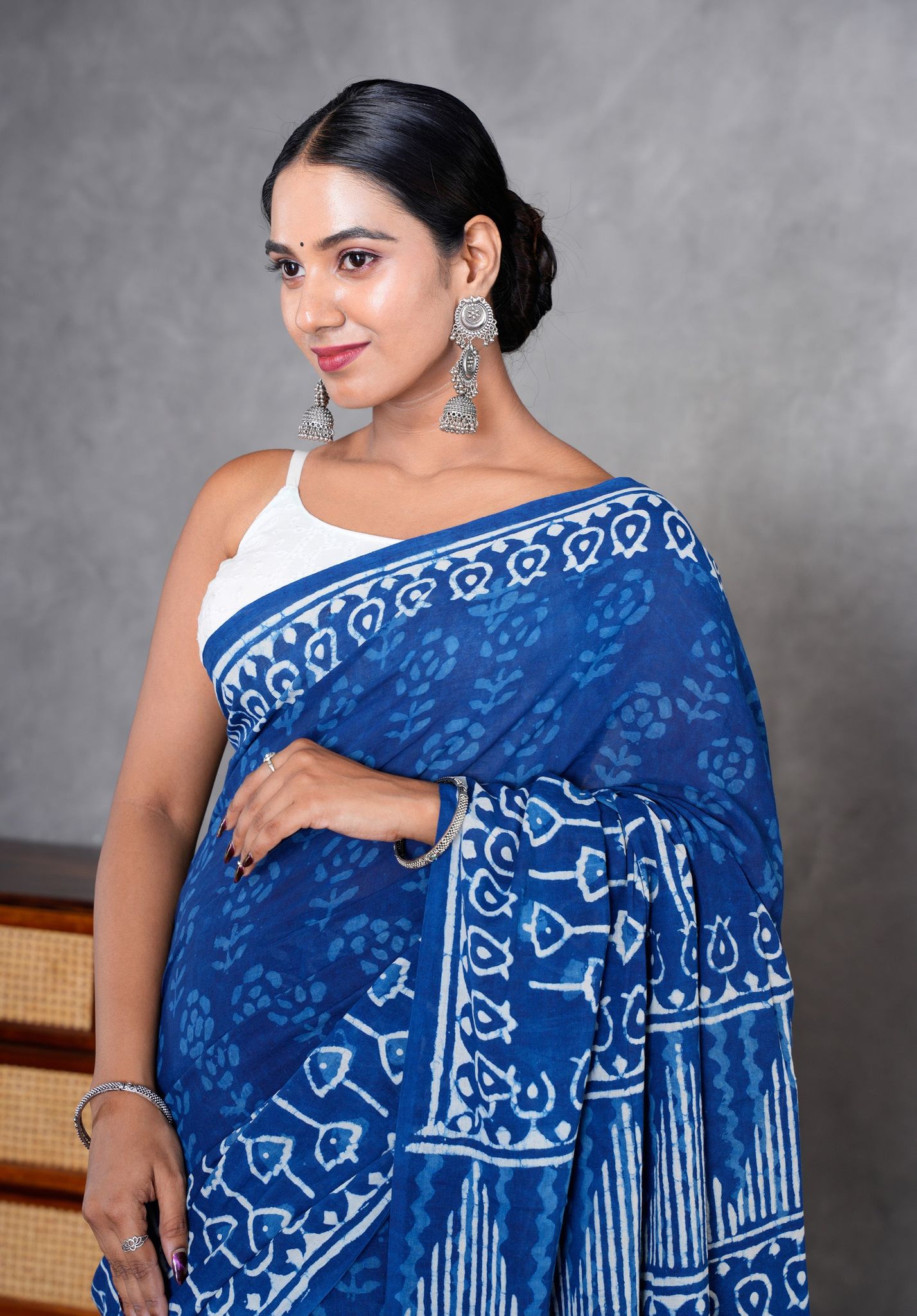 Jaipur Hand Block Print Saree