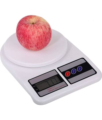 Zahab-Electronic Kitchen Digital Weighing Scale Machine Measure for Measuring Fruits, Spice, Food, Vegetable, Cake, Liquids | Weighing Capacity - 10 Kg