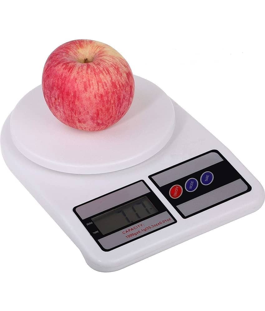 Zahab-Electronic Kitchen Digital Weighing Scale Machine Measure for Measuring Fruits, Spice, Food, Vegetable, Cake, Liquids | Weighing Capacity - 10 Kg