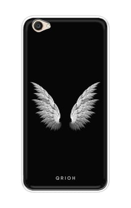 White Angel Wings Soft Cover for Vivo Y55s