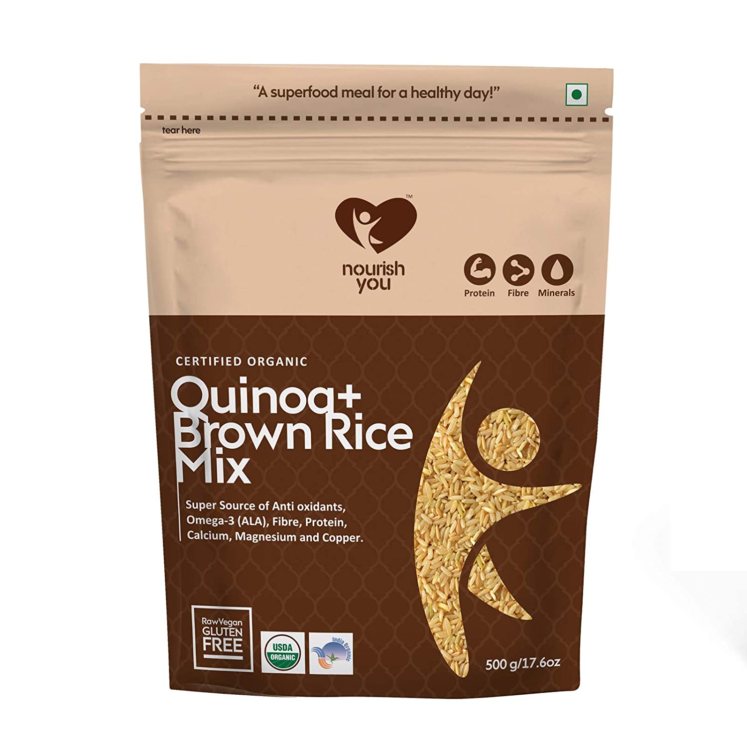 nourish you White Quinoa & Brown Rice Mix