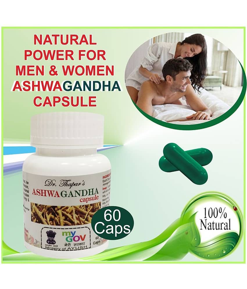 NATURAL POWER FOR MEN & WOMEN ASHWAGANDHA 60 Capsule 500 mg