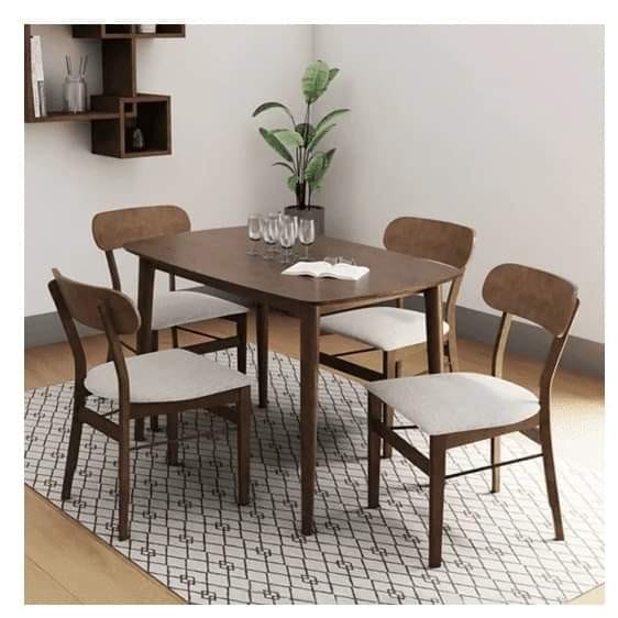 Cairo Solid Wood 4 Seater Dining Table