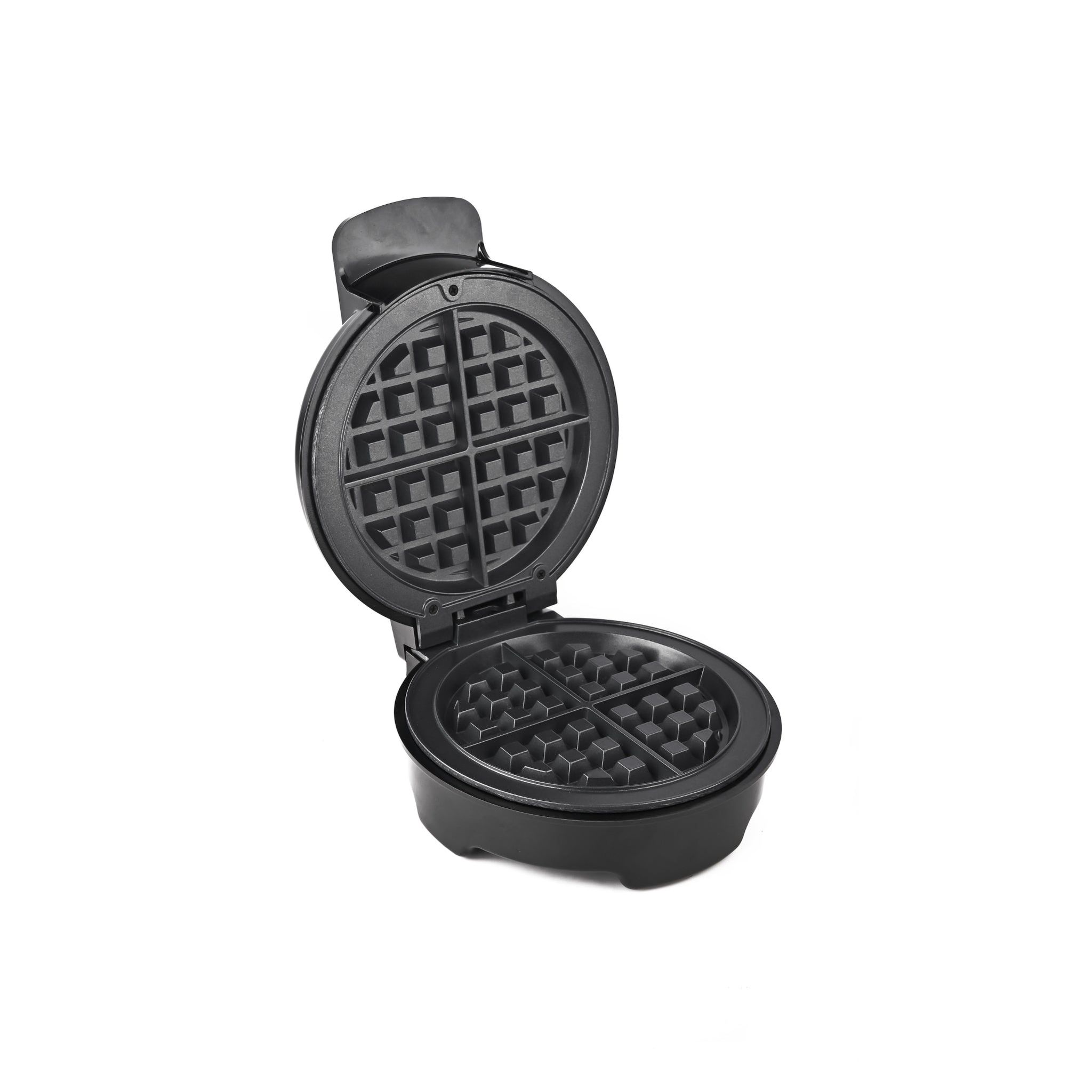 Electric Waffle Maker with Non-Stick Coating Plates 750W - Black (SA-3026WMB)