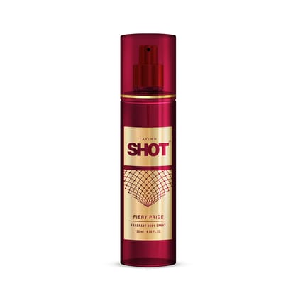 Layer'r Shot Men's Fiery Pride Body Spray - 2 x135ml | Long Lasting Fragrance For Oriental Scent | Luxurious Aerosol Perfume | Perfect For Every Occasion