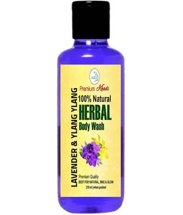 Premium Khadi Herbal Laavender & yalng Yalng Body Wash 210 mL