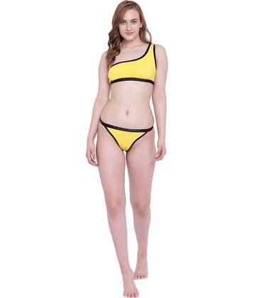 La Intimo Cotton Women's Thongs ( Yellow )