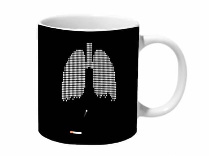 Multicolor Smoking Kills Ceramic Mug
