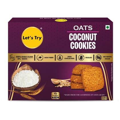 Let's Try Oats Coconut Cookies - 226g