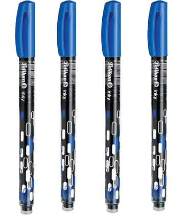 PELIKAN INKY FELT TIP PEN(BLUE) PACK OF 3