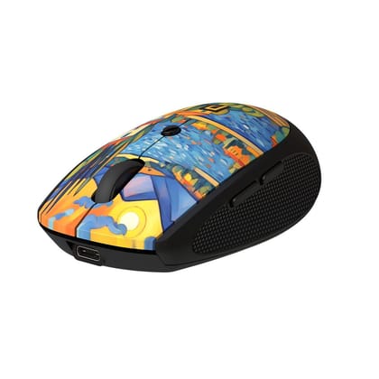 Portronics Toad III Plus Rechargeable Bluetooth Mouse with Bluetooth (Black)