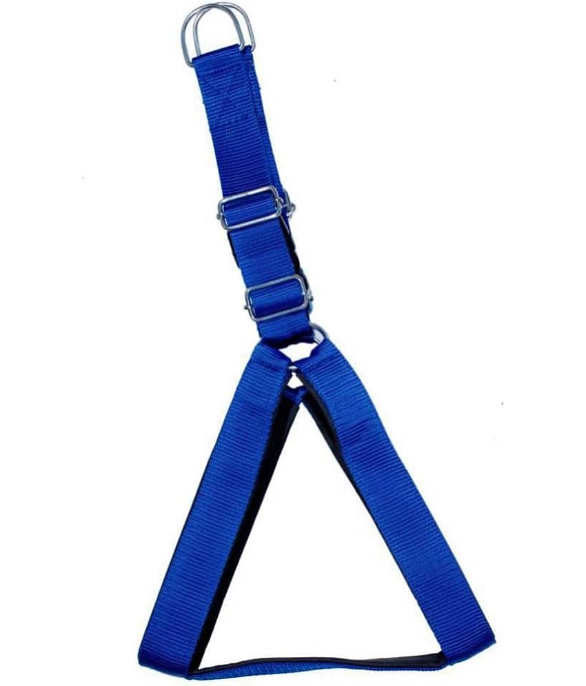Tame Love Adjustable Chest Belt Harness for Giant Strong Dog (Blue color - 1.50 Inch)
