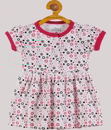 Babeezworld Pack of 1 Baby Girls Cotton Frock ( Pink )