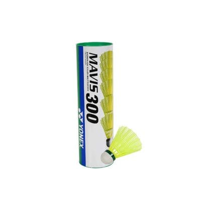 Yonex Mavis 300 Green Cap Shuttlecock  Yellow
