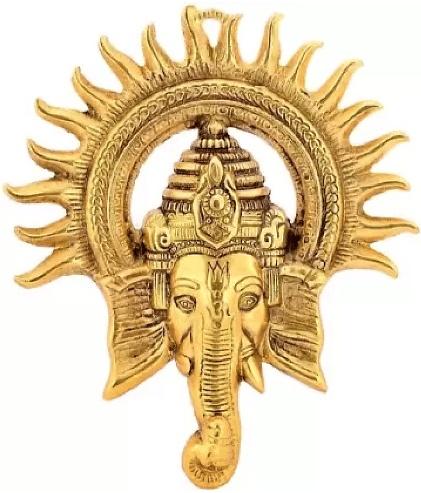 PAYSTORE - Aluminium Lord Ganesha Idol Hanging Showpiece( 20 cm )
