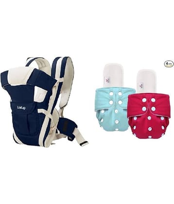 AURAPURO baby Carrier | Adjustable Hands-Free 4 in 1 Position With Head Support baby AURAPURO Baby Carrier Bag/Adjustable Hands Free 4 in 1 Baby/Baby sefty Belt/Child Safety Strip/Baby Sling Carrier Bag/Baby Back Carrier Bag (Dark Blue)