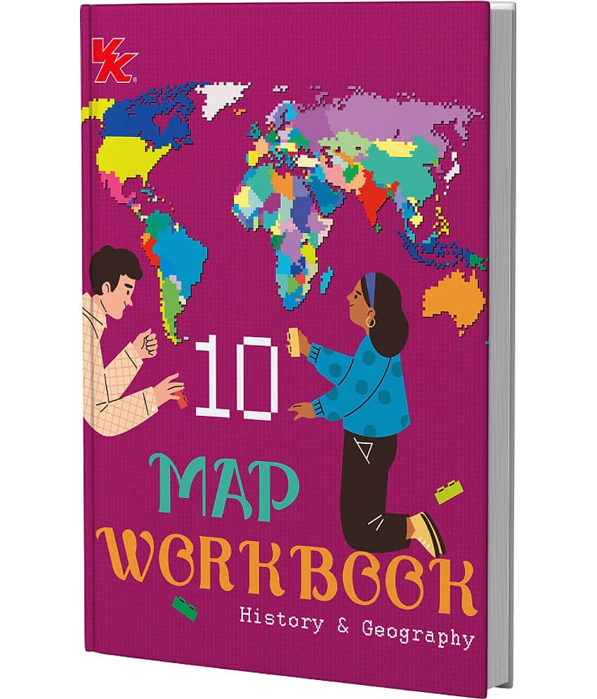 Map Workbook- History & Geography  | For Class 10  | CBSE Based  | NCERT Based  | 2025 Edition