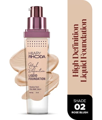 Hilary Rhoda Matte Liquid For All Skin Types Skin Ivory Foundation Pack of 1