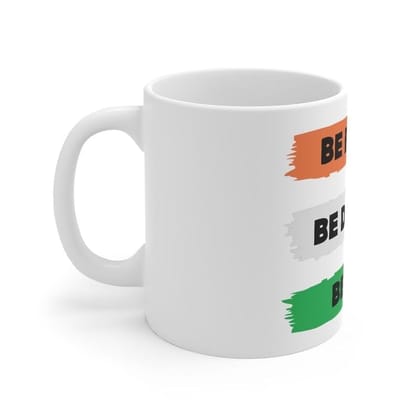 DARSHANS Ceramic Be Brave Be Daring Be You Printed Coffee Mug (Color: White, Capacity:330ml)