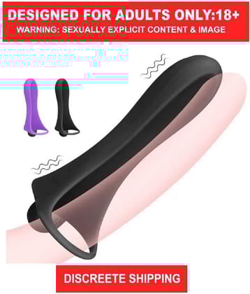 Kamahouse Premium Quality Double Penetration Vibrating Butt Plug and Cock Rings Dong for Couples