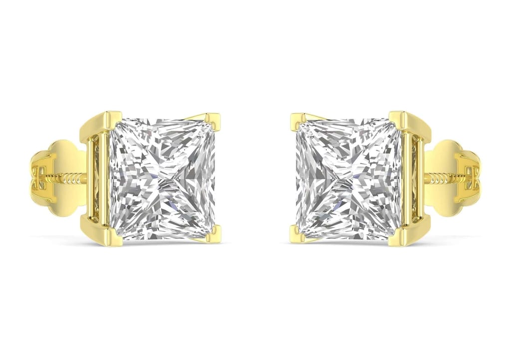 Princess Solitaire Studs
