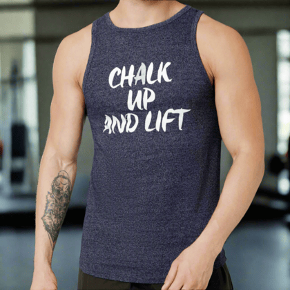 ChalkUp & Lift Pure Cotton Tanks-Small