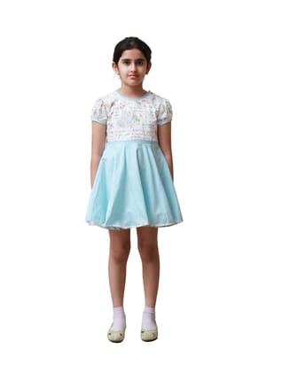 DE CHEVALERiE en Rouge - Roselyn Violet Frock - Blue 4- 5 Years DE CHEVALERiE en Rouge - Roselyn Violet Frock - Blue 4- 5 Years