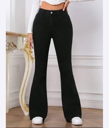 Broadstar - Black Cotton Bootcut Women's Jeans ( Pack of 1 )