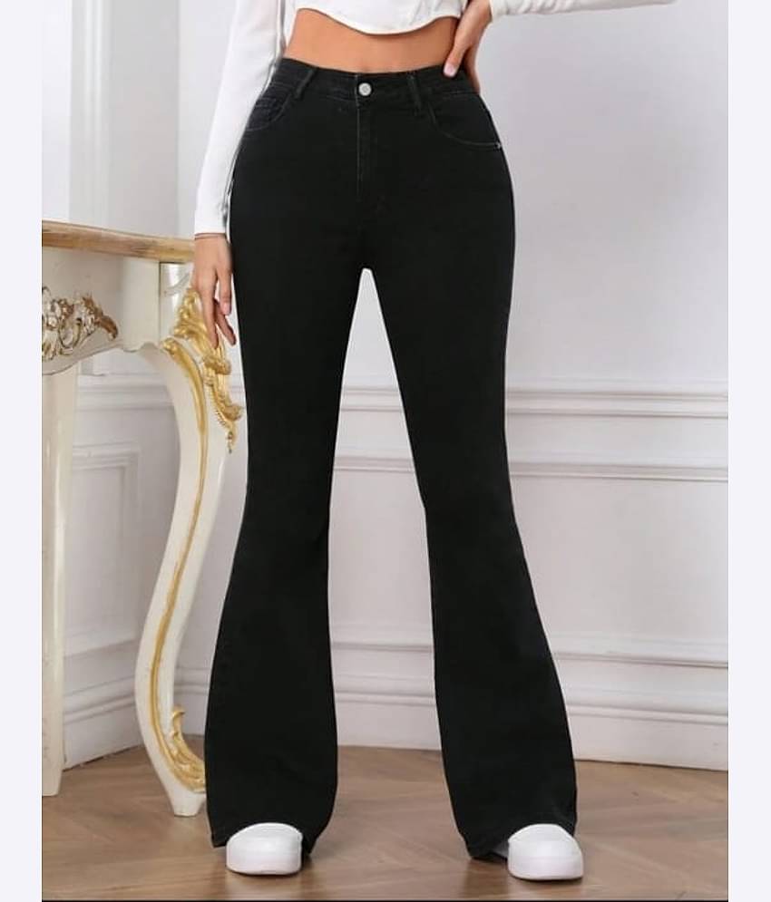 Broadstar - Black Cotton Bootcut Women's Jeans ( Pack of 1 )