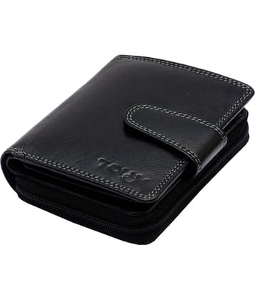 Tough Women Casual Brown Genuine Leather Wallet - Regular Size (11 Card Slots)