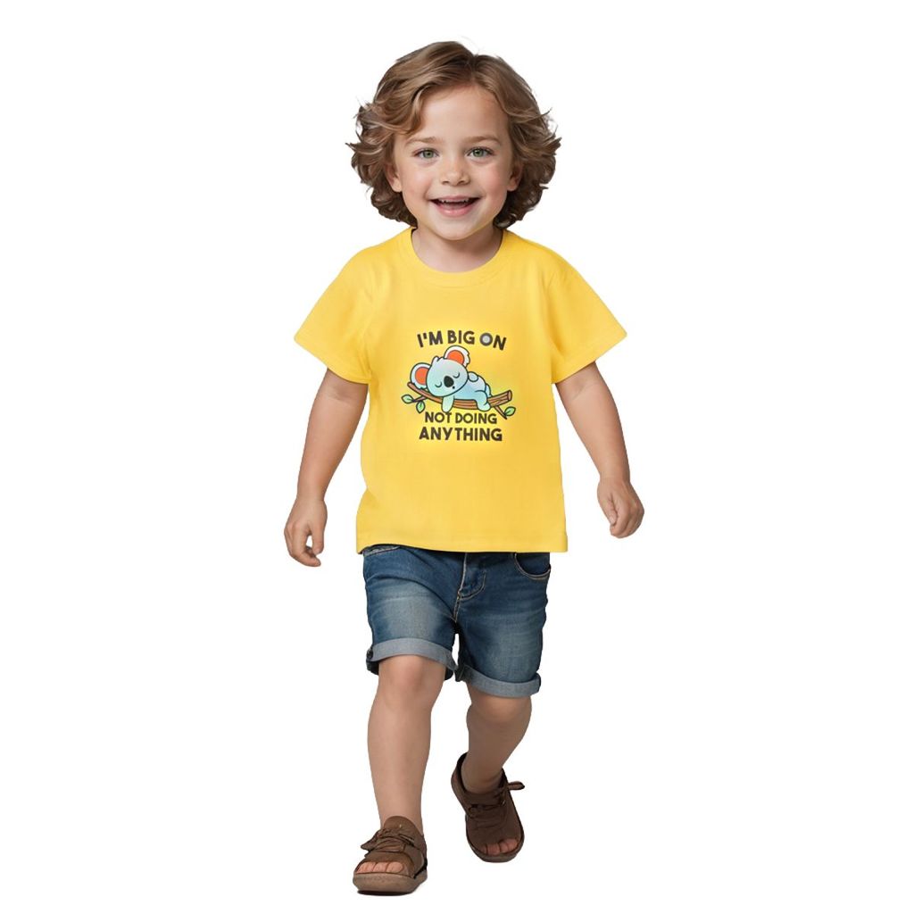 Exclusive Kids Boys T shirt Cotton Dandelion Yellow Not Doing Anything 2025 at ShopCircuit | OND Exclusive Kids Boys T shirt Cotton Dandelion Yellow Not Doing Anything 2025 at ShopCircuit | OND