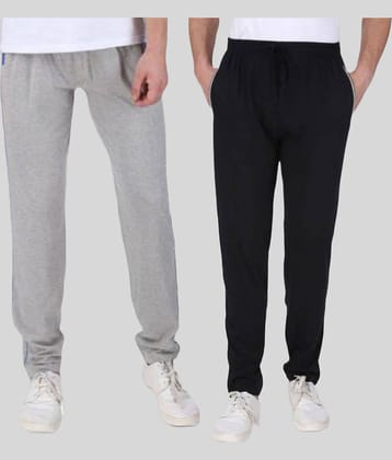 Neo Garments - Multicolor Cotton Men's Trackpants ( Pack of 2 )