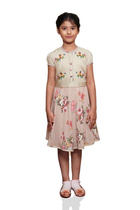 DE CHEVALERiE en Rouge - Butterbean Casper Frock - Pink   6-7 Years
