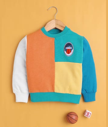 BUMZEE Pack of 1 Boys Cotton Blend Sweatshirt ( Multicolor )