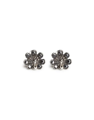 Shadow Peacock Earrings