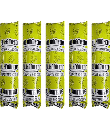 PUFF SMART Al Hameede Magic Coal 5 Stick Quick Light Charcoal (50 Coals)