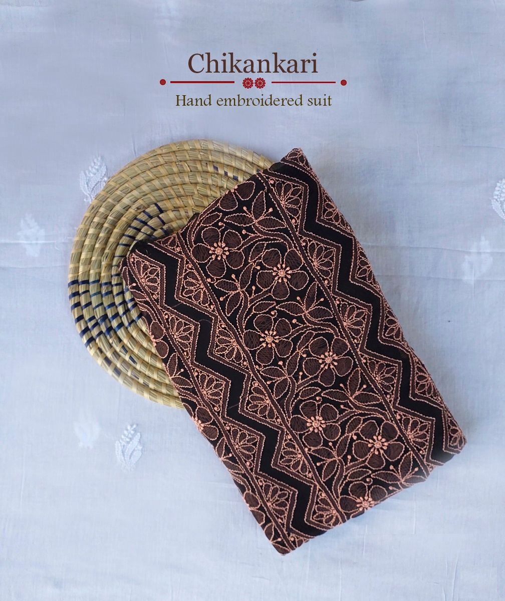 Georgette Chikankari  Kurta 