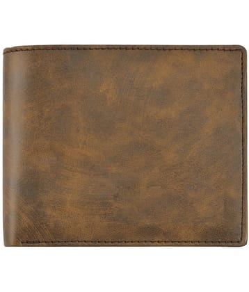 GEEO Brown Faux Leather Mens Regular Wallet ( Pack of 1 ) - Brown