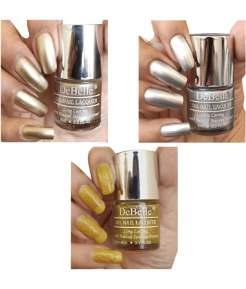 DeBelle Multi Metallic Nail Polish 24 ( Pack of 3 )