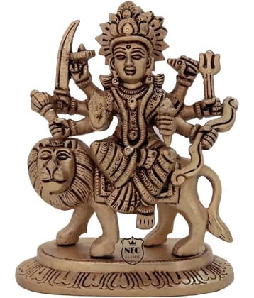 Neo Classic Brass Goddess Durga Idol ( 14 cm )
