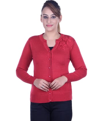 Ogarti Red V Neck Sweater Single Ogarti Red V Neck Sweater Single