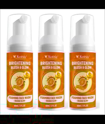 KURAIY Facial Cleanser Face Washing Remove Blackhead Face wash pack of 3