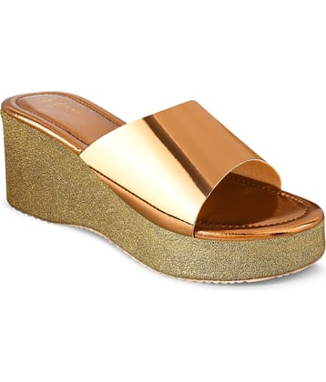 JM Looks Tan Women's Slip On Heels